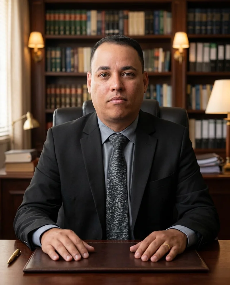 Dr. Hernandes Teixeira em escritório jurídico